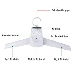 Electric Clothes Drying Rack Smart Hang Clothes Dryer Portable Outdoor Travel Mini Folding Available Clothing Shoes Heater 150w