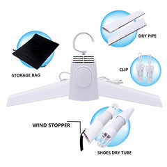 Electric Clothes Drying Rack Smart Hang Clothes Dryer Portable Outdoor Travel Mini Folding Available Clothing Shoes Heater 150w